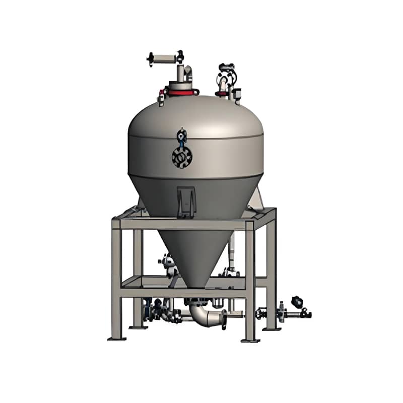 Positive pressure dense phase conveying system
